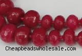 CCN2648 15.5 inches 5*8mm - 12*16mm faceted rondelle candy jade beads