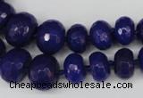 CCN2650 15.5 inches 5*8mm - 12*16mm faceted rondelle candy jade beads