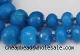 CCN2652 15.5 inches 5*8mm - 12*16mm faceted rondelle candy jade beads