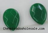 CCN2724 Top-drilled 18*25mm briolette candy jade beads wholesale