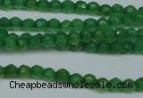 CCN2819 15.5 inches 3mm tiny faceted round candy jade beads