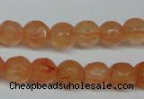 CCN2832 15.5 inches 5mm faceted round candy jade beads