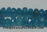 CCN2855 15.5 inches 2*4mm faceted rondelle candy jade beads