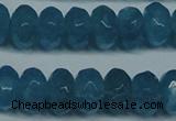 CCN2863 15.5 inches 4*6mm faceted rondelle candy jade beads