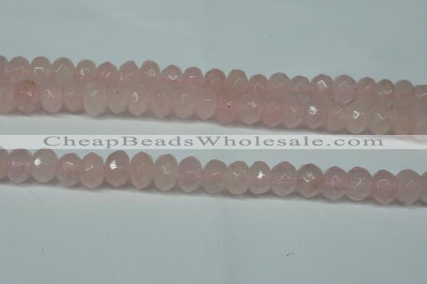 CCN2870 15.5 inches 5*8mm faceted rondelle candy jade beads