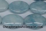 CCN2952 15.5 inches 18*25mm oval candy jade beads wholesale