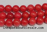 CCN33 15.5 inches 8mm round candy jade beads wholesale