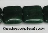 CCN3809 15.5 inches 20*20mm square candy jade beads wholesale