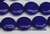 CCN3826 15.5 inches 14mm flat round candy jade beads wholesale