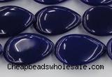 CCN3888 15.5 inches 15*20mm flat teardrop candy jade beads