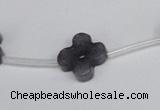 CCN3947 15.5 inches 15mm carved flower candy jade beads wholesale