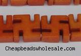 CCN3957 15.5 inches 20*20mm svastika candy jade beads wholesale