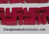 CCN3958 15.5 inches 20*20mm svastika candy jade beads wholesale