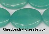 CCN3993 15.5 inches 30*40mm oval candy jade beads wholesale