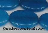 CCN3994 15.5 inches 30*40mm oval candy jade beads wholesale