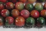 CCN4002 15 inches 8mm faceted round candy jade beads wholesale