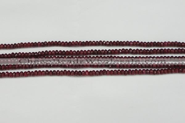 CCN4104 15.5 inches 2*4mm faceted rondelle candy jade beads