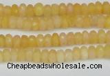 CCN4105 15.5 inches 2*4mm faceted rondelle candy jade beads