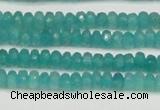 CCN4106 15.5 inches 2*4mm faceted rondelle candy jade beads