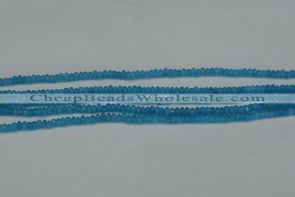 CCN4107 15.5 inches 2*4mm faceted rondelle candy jade beads