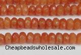 CCN4121 15.5 inches 4*6mm faceted rondelle candy jade beads