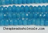 CCN4133 15.5 inches 4*6mm faceted rondelle candy jade beads