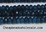 CCN4136 15.5 inches 4*6mm faceted rondelle candy jade beads