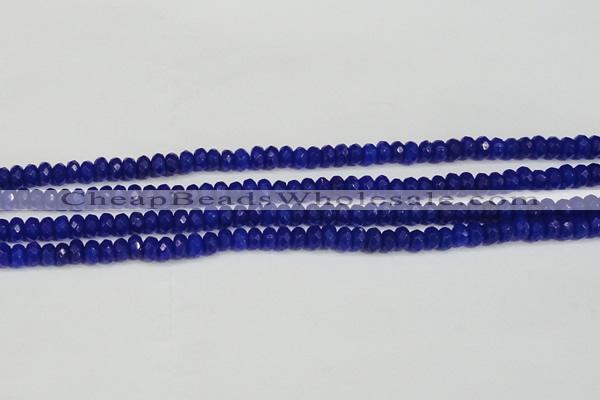 CCN4142 15.5 inches 4*6mm faceted rondelle candy jade beads