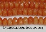 CCN4152 15.5 inches 5*8mm faceted rondelle candy jade beads