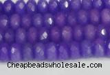 CCN4163 15.5 inches 5*8mm faceted rondelle candy jade beads