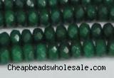 CCN4170 15.5 inches 5*8mm faceted rondelle candy jade beads