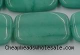 CCN4207 15.5 inches 30*40mm rectangle candy jade beads wholesale