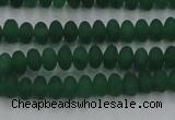 CCN4504 15.5 inches 3*5mm rondelle matte candy jade beads