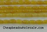 CCN4511 15.5 inches 3*5mm rice candy jade beads wholesale