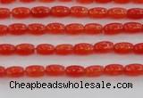 CCN4512 15.5 inches 3*5mm rice candy jade beads wholesale