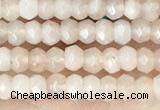 CCN5102 15 inches 3*4mm faceted rondelle candy jade beads