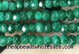 CCN5121 15 inches 3*4mm faceted rondelle candy jade beads