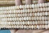 CCN5132 15 inches 5*8mm faceted rondelle candy jade beads