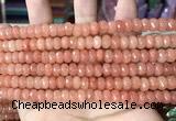 CCN5137 15 inches 5*8mm faceted rondelle candy jade beads