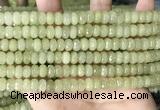 CCN5155 15 inches 5*8mm faceted rondelle candy jade beads