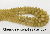 CCN5170 5*8mm - 14*20mm faceted rondelle candy jade graduated beads