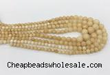 CCN5212 6mm - 14mm faceted round candy jade graduated beads