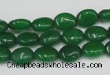 CCN522 15.5 inches 8*10mm oval candy jade beads wholesale