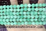 CCN5246 15 inches 8mm faceted nuggets candy jade beads