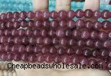 CCN5368 15 inches 8mm round candy jade beads Wholesale