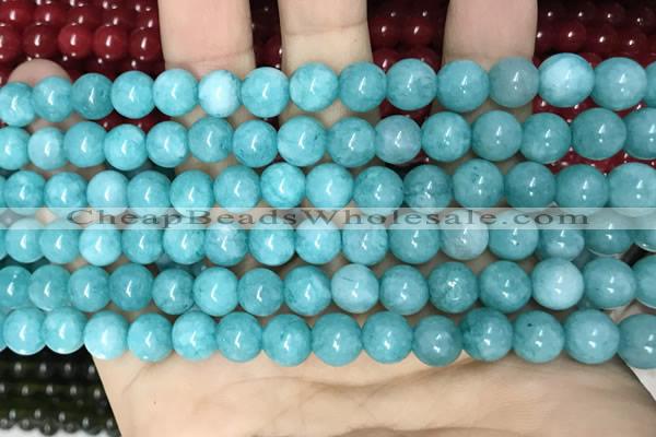 CCN5402 15 inches 8mm round candy jade beads Wholesale