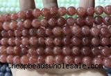 CCN5447 15 inches 8mm round candy jade beads Wholesale