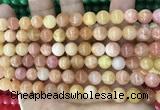 CCN5474 15 inches 8mm round candy jade beads Wholesale