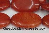 CCN552 15.5 inches 20*30mm oval candy jade beads wholesale