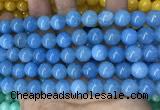 CCN5522 15 inches 8mm round candy jade beads Wholesale